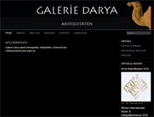 Tablet Screenshot of galerie-darya.de